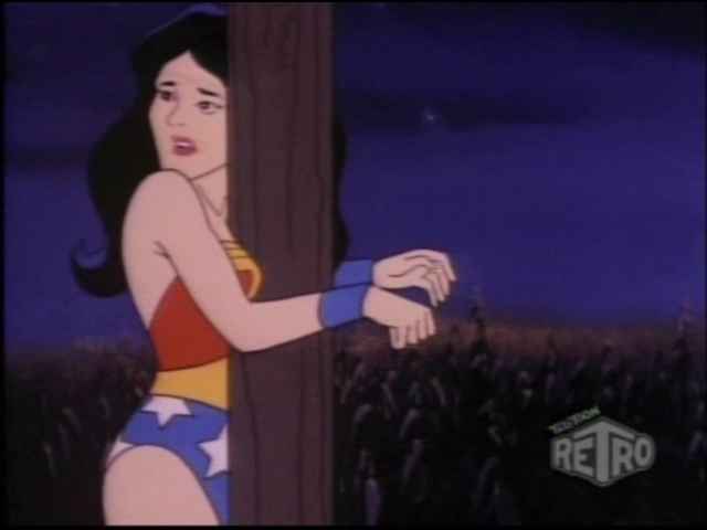 Wonderwoman Tied Up by Captor