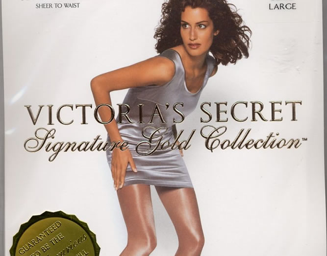 Victoria's Secret Signature Gold Pantyhose